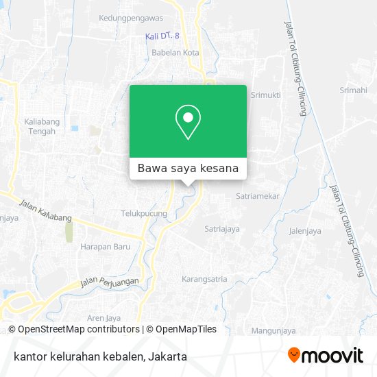 Peta kantor kelurahan kebalen