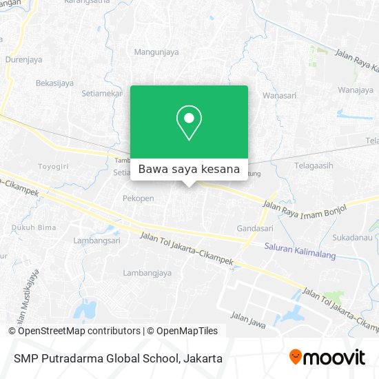 Peta SMP Putradarma Global School