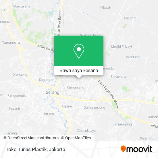 Peta Toko Tunas Plastik, Jalan Cikepun