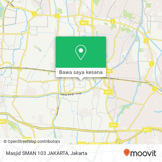 Peta Masjid SMAN 103 JAKARTA