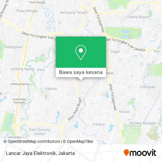 Peta Lancar Jaya Elektronik