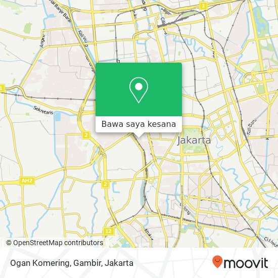 Peta Ogan Komering, Gambir