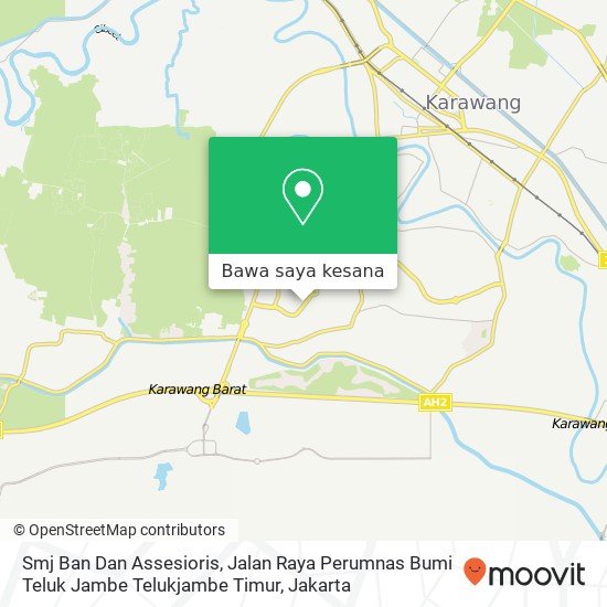 Peta Smj Ban Dan Assesioris, Jalan Raya Perumnas Bumi Teluk Jambe Telukjambe Timur