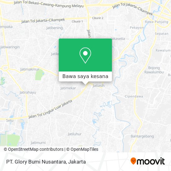 Peta PT. Glory Bumi Nusantara