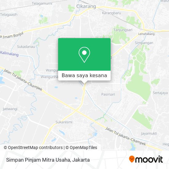 Peta Simpan Pinjam Mitra Usaha