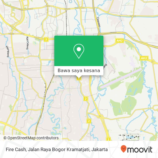 Peta Fire Cash, Jalan Raya Bogor Kramatjati