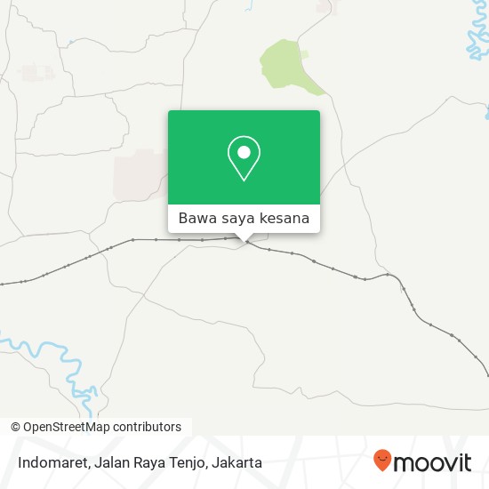 Peta Indomaret, Jalan Raya Tenjo