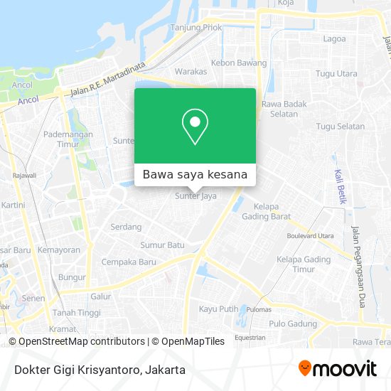 Peta Dokter Gigi Krisyantoro