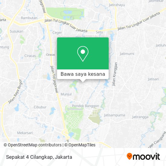 Peta Sepakat 4 Cilangkap