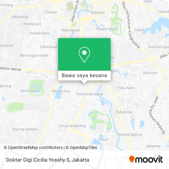 Peta Dokter Gigi Cicilia Yosshy S