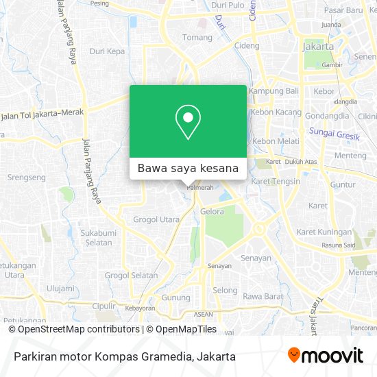 Peta Parkiran motor Kompas Gramedia