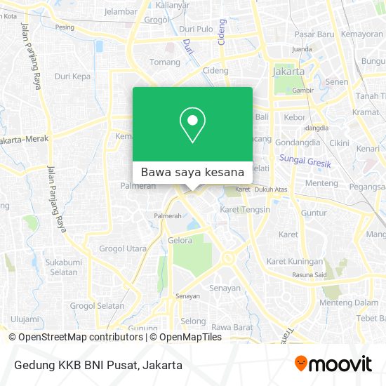 Peta Gedung KKB BNI Pusat