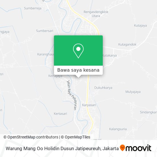 Peta Warung Mang Oo Holidin Dusun Jatipeureuh