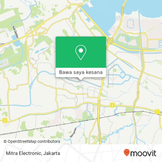 Peta Mitra Electronic, Jalan Kemuning Raya