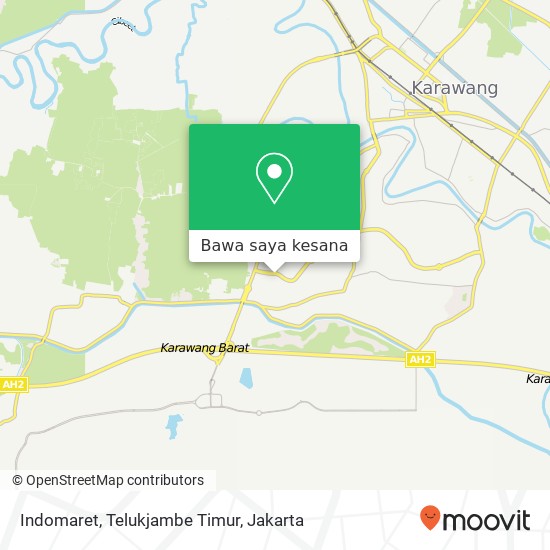 Peta Indomaret, Telukjambe Timur