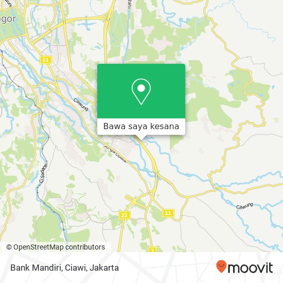 Peta Bank Mandiri, Ciawi