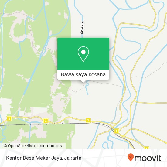 Peta Kantor Desa Mekar Jaya