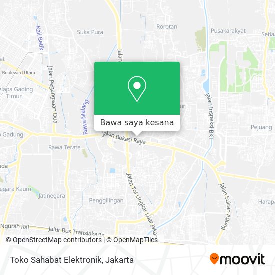 Peta Toko Sahabat Elektronik