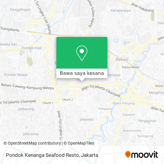 Peta Pondok Kenanga Seafood Resto