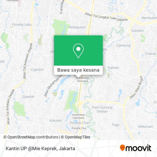 Peta Kantin UP @Mie Keprek