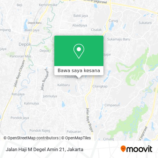 Peta Jalan Haji M Degel Amin 21