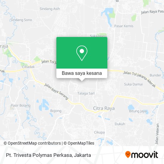 Peta Pt. Trivesta Polymas Perkasa