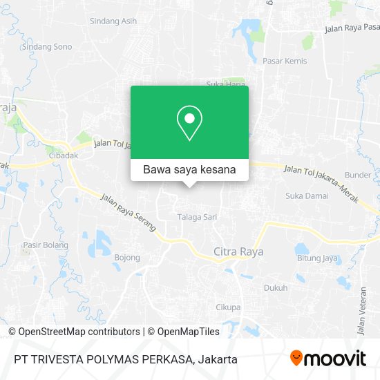 Peta PT TRIVESTA POLYMAS PERKASA