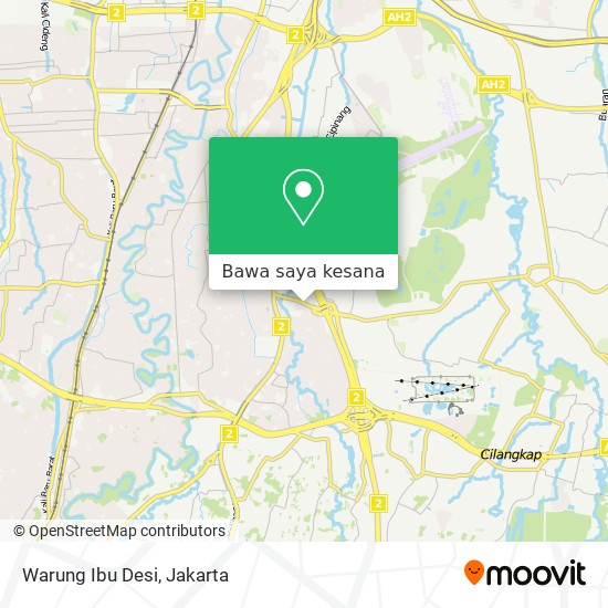 Peta Warung Ibu Desi