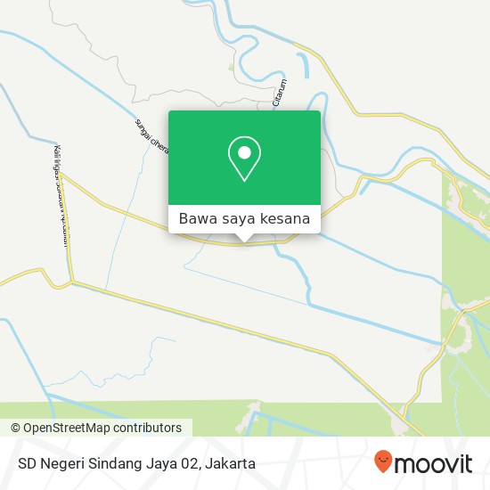 Peta SD Negeri Sindang Jaya 02, Jalan Raya Pulo Renggas