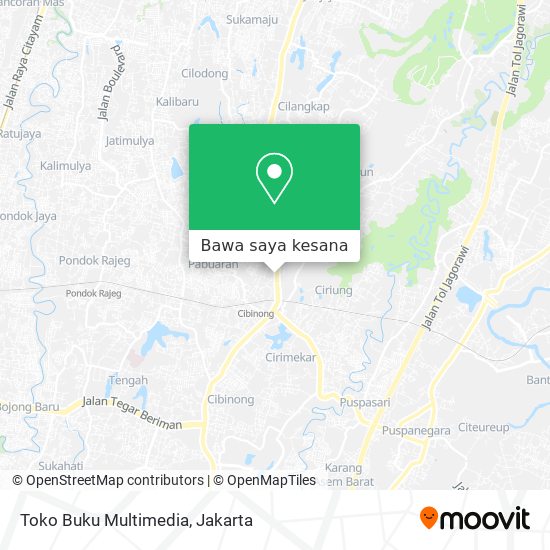 Peta Toko Buku Multimedia