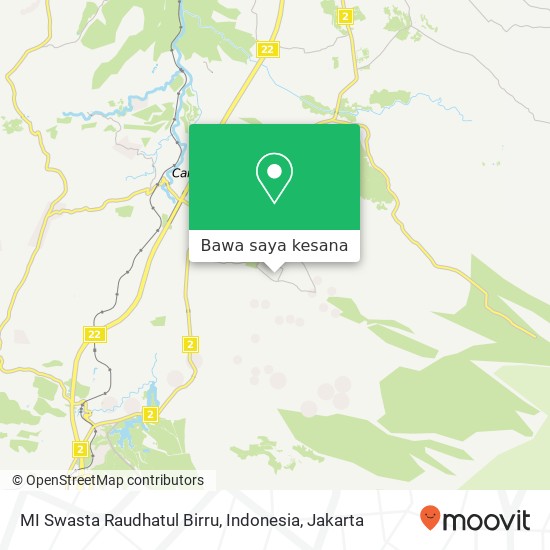 Peta MI Swasta Raudhatul Birru, Indonesia