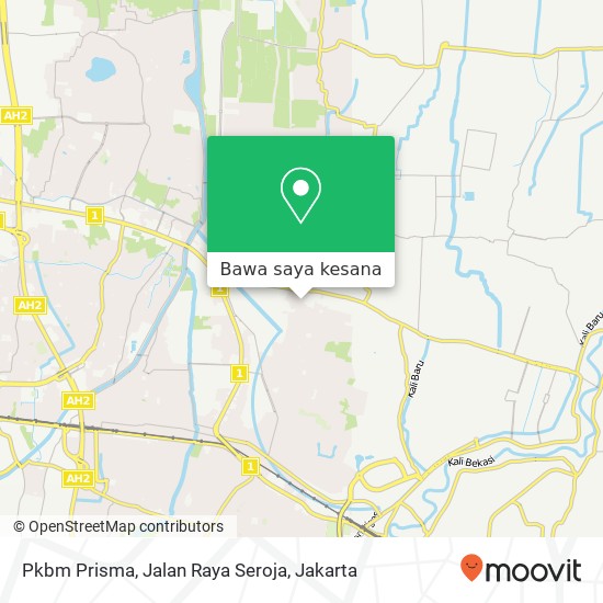 Peta Pkbm Prisma, Jalan Raya Seroja