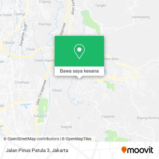 Peta Jalan Pinus Patula 3