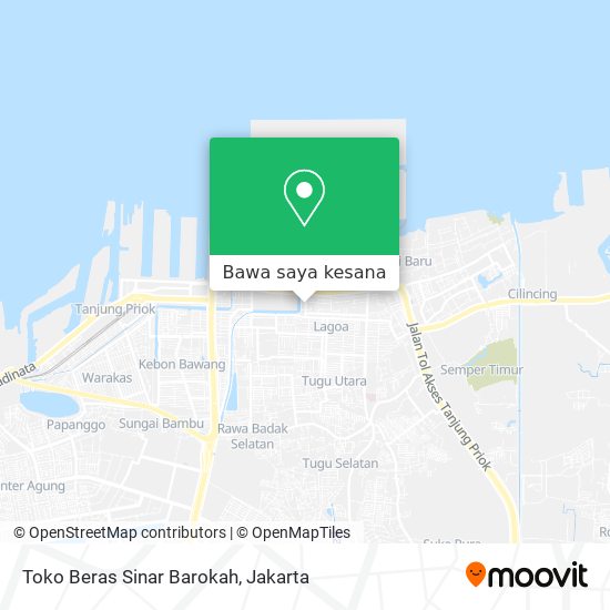 Peta Toko Beras Sinar Barokah