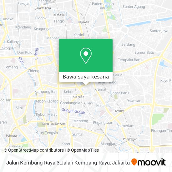 Peta Jalan Kembang Raya 3,Jalan Kembang Raya