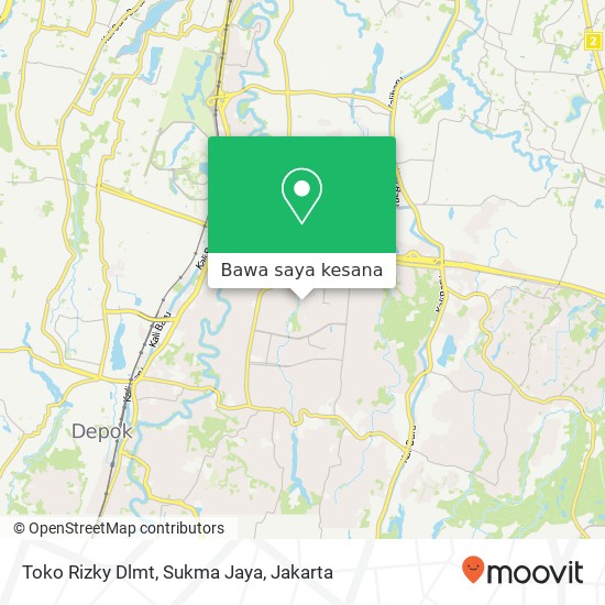 Peta Toko Rizky Dlmt, Sukma Jaya