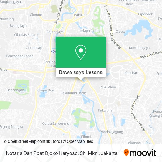 Peta Notaris Dan Ppat Djoko Karyoso, Sh. Mkn.