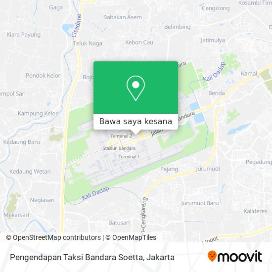 Peta Pengendapan Taksi Bandara Soetta