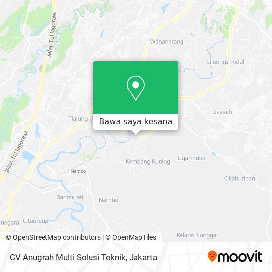 Peta CV Anugrah Multi Solusi Teknik