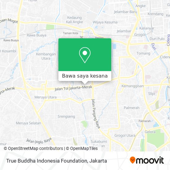 Peta True Buddha Indonesia Foundation