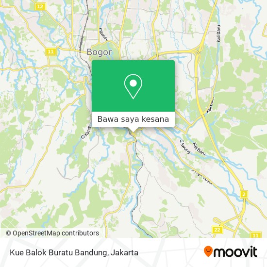 Peta Kue Balok Buratu Bandung