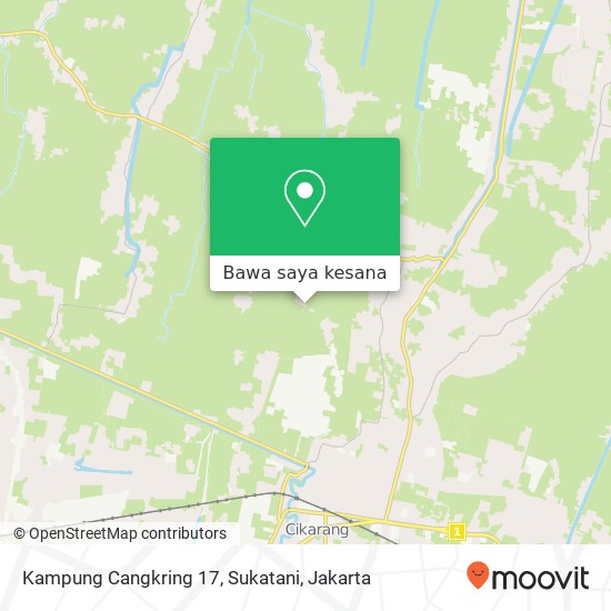 Peta Kampung Cangkring 17, Sukatani
