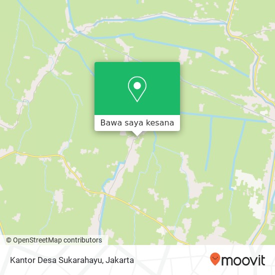 Peta Kantor Desa Sukarahayu