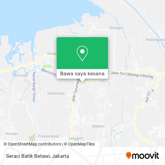 Peta Seraci Batik Betawi