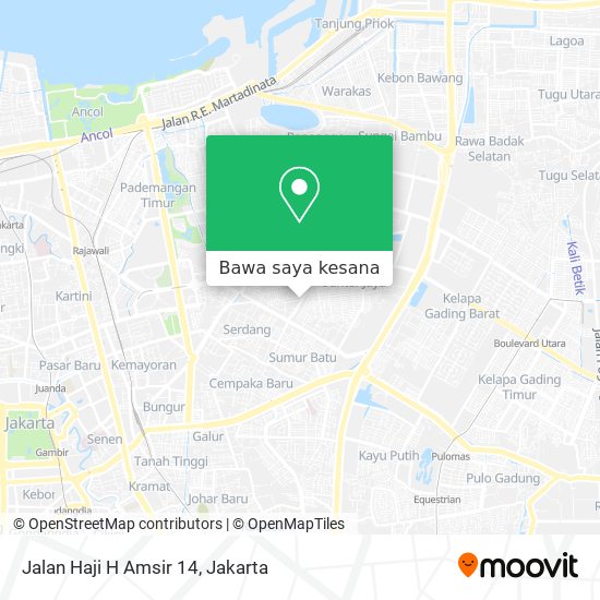 Peta Jalan Haji H Amsir 14