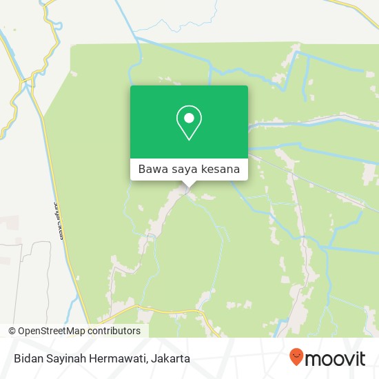 Peta Bidan Sayinah Hermawati, Jalan Raya Pengarengan