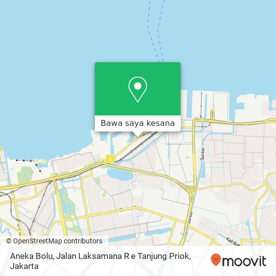 Peta Aneka Bolu, Jalan Laksamana R e Tanjung Priok