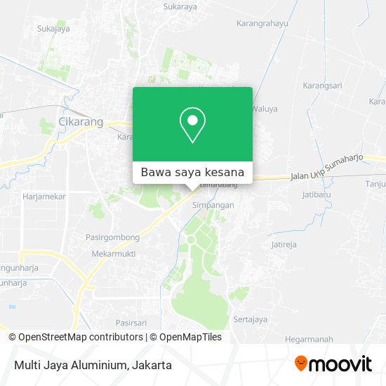 Peta Multi Jaya Aluminium
