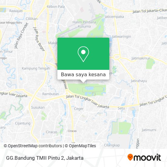 Peta GG.Bandung TMII Pintu 2