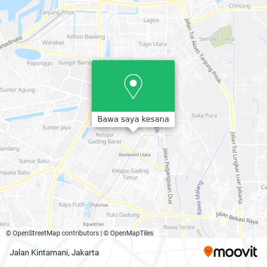 Peta Jalan Kintamani